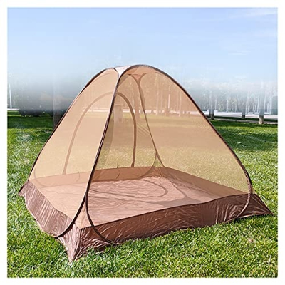 XADITON Carpa de Malla para Acampar emergente automática, 1-2 Personas Persona Fácil de Instalar Carpa de una Sola Capa para Caminatas Protección para