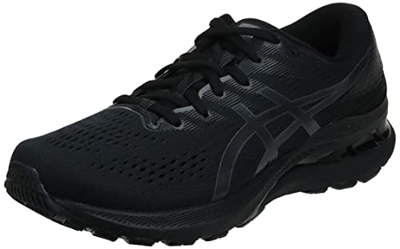 Asics Gel-Kayano 28, Running Shoe Hombre, Black/Graphite Grey, 44.5 EU