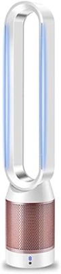 STTTBD Ventilador sin aspas Enfriamiento Ventilador de Piso oscilante de 90 ° silencioso de 42"con Control Remoto 8 velocidades / 7h Temporización Ven