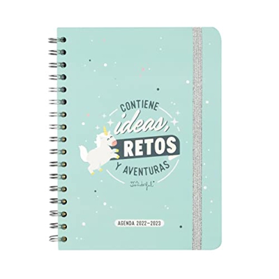 Agenda clásica 2022-2023 Semanal - Contiene ideas, retos y aventuras