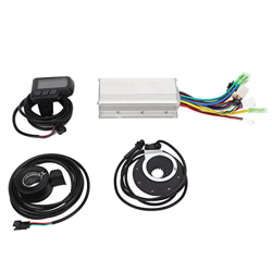 BOROCO Kit de conversión de Bicicleta eléctrica de 36V 48V 500W, Kit de Pantalla de Controlador de Motor sin escobillas 22A EN06, Kit de conversión de precio
