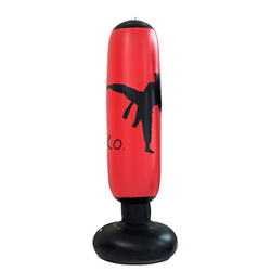 SANON Saco de boxeo inflable de pie libre, saco de boxeo inflable para adultos, entrenamiento de pie libre, bolsa de boxeo para ejercicio y alivio del precio