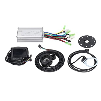 Kit de conversión de bicicleta eléctrica de 36V 48V Kit de controlador de motor de 15A con pantalla EN06 Kit de conversión de bicicleta eléctrica de a