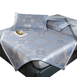 FMOPQ Style Super Speed ​​Cool Feeling Technology  Falda de Cama de Seda de Hielo Colchoneta de Tres Piezas con Colchoneta Colchoneta de Aire Acondici características