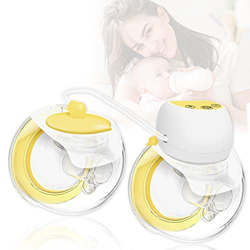 Extractor de Leche PortáTil, Sacaleches Doble con 4 Modos Y 9 Niveles, DiseñO de Bomba de Lactancia Manos Libres con Pantalla LCD Para SuccióN de Lech precio