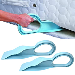 Z&HA Levantador de colchón, levantador de colchones, levantador de colchón para cambiar sábanas con nuevo diseño ergonómico para aliviar el dolor de e características