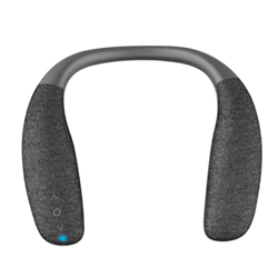 Altavoz de Banda de Cuello inalámbrico Wireless Wearable Sround Sound Cuello Altavoz con micrófono Incorporado Llamada de Manos Libres para el Juego T precio