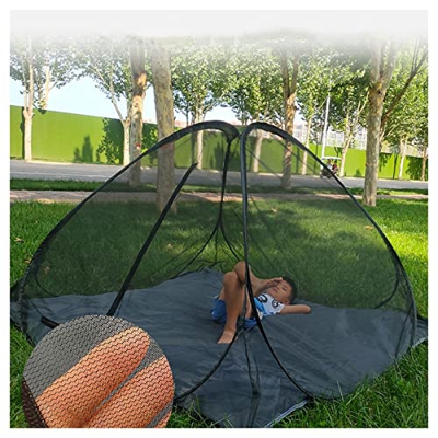 XADITON Carpa de Malla para Acampar emergente automática, 1-2 Personas Persona Fácil de Instalar Carpa de una Sola Capa para Caminatas Protección para