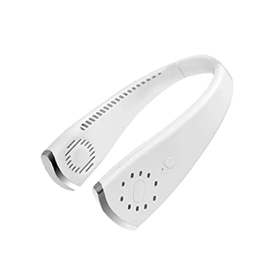 Healvian Ventilador de Deportes de Cuello Colgante USB Cargo a La Mano Free Personal Personal Recargable Ventilador de Aire de Aire de Verano Recargab