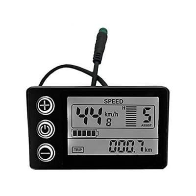 Allayu Panel de pantalla LCD para bicicleta de montaña eléctrica, modificación de manillar de bicicleta eléctrica, piezas de repuesto, tablero para ci