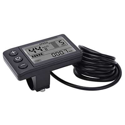 Pantalla LCD S866 para Bicicleta eléctrica, Pantalla Grande SM Plug Panel de Pantalla LCD para Bicicleta eléctrica ABS Resistente al Agua IP65 Durader