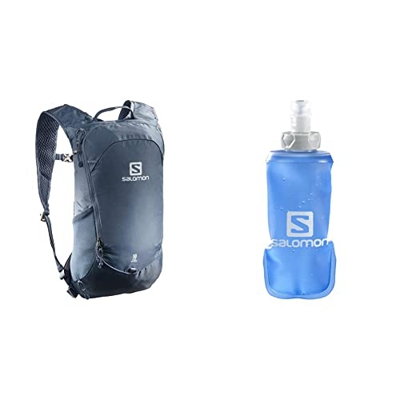 SALOMON Trailblazer Hombre Mujer Mochila Trail Running Senderismo Esquí Snowboard, Azul (Copen Azule), Talla única + Soft Flask Bidón Flexible 500ML T