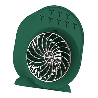 perfk Enfriador de Aire, Aire Acondicionado Portátil con 3 Velocidades de Viento, Pequeño Ventilador de Escritorio, Humidificador para El Hogar, Dormi