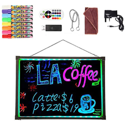 HoveeLuty Tablero De Pintura Led con Tablero De Escritura Luminoso Portable Fluorescente Fluorescente Junta De Graffiti Juguetes Educativos Magic Sket en oferta