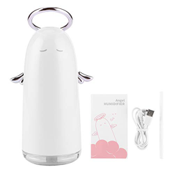 Tomantery Humidificador de Niebla Fría, Humidificador Mini Humidificador de Temporización Automática Humidificador USB para Dormitorio de Escritorio en oferta