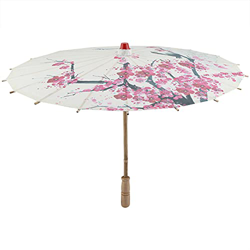 Sombrilla de Papel al óleo, Paraguas Decorativo Chino/japonés Pintado a Mano, Parasol de Verano, Boda, Fiesta Nupcial, decoración, Foto, Accesorio de  en oferta