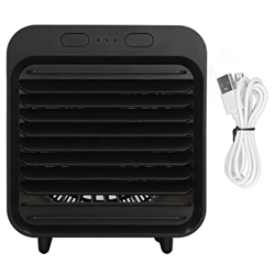 FOUF Aire Acondicionado Portátil, Enfriador de Aire, Ventilador de Refrigeración de Escritorio USB con Purificador de Aire Humidificador, 3 Velocidade precio