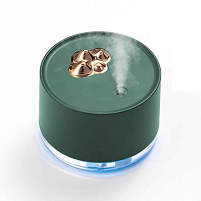 Jrechio Humidificador pequeño Portátil USB Spray silencioso Gran cantidad de Niebla Verde Humidificador de aromaterapia zhangxianyu