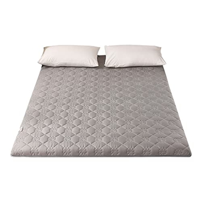 KKCD Colchón De Futón De Piso Delgado,Colchón De Piso Plegable para Adultos,Colchón Enrollable De Tapete De Piso De Tatami,Colchón De Tatami Doble Ind