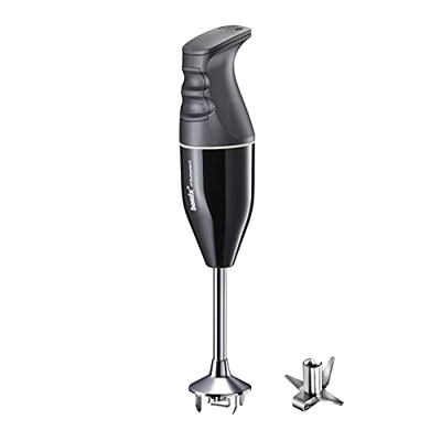 bamix Set de batidora de mano eléctrica EO140 CLASSIC con multicuchilla de acero inoxidable, 140 vatios, Regulable con 2 velocidades, Made in Switzerl