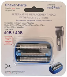 Alternativa Braun - Recambio para maquinilla de afeitar eléctrica 40B para °CoolTec: CT2s, CT2s-w, CT2cc, CT3cc, CT4s, CT4cc, CT5cc, CT6cc precio