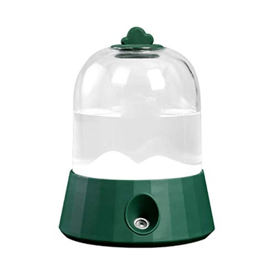 Jrechio Humidificador Pequeño Dormitorio Portátil Mute Dormitorio Aromaterapia Humidificador Verde con diseño de Tanque de Agua Transparente zhangxian