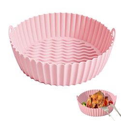 MGICHOOM Sartén para freír Aire - Cesta de freidora de Aire Reutilizable Segura de Grado alimenticio | Recipiente de Silicona fácil de Limpiar para Ac precio