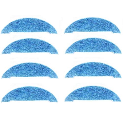 YhCHER Limpia y limpia la fregona para V80, V8S, X800 robot Partes de aspirador, 8 unidades