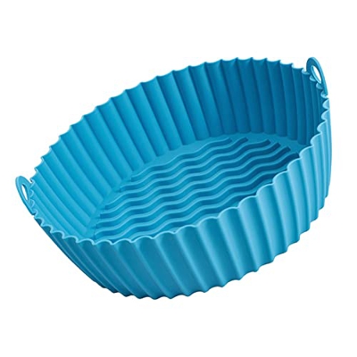 LZYJ Olla de Silicona para freidora de Aire - Cesta de freidora de Aire Reutilizable Segura de Grado alimenticio | Accesorios para Horno de freidora d