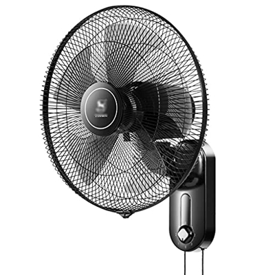 Grandeals Ventilador de Control Remoto silencioso montado en la Pared, Ventiladores de Pared oscilantes de la habitación Ventilador de enfriamiento de