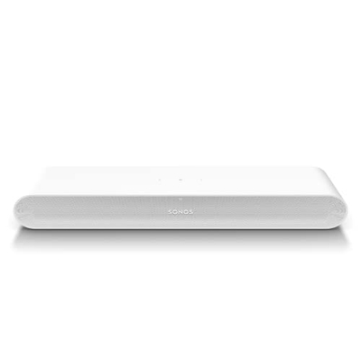 Barra de Sonido Sonos Ray compacta y Elegante Todo en uno con Sonido Blockbuster para películas, Gaming y transmisión de música WiFi, Compatible con l