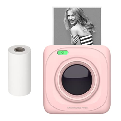 SHUAIGUO Pocket Printer BT Impresora térmica inalámbrica Impresora portátil portátil 200 ppp para foto Imagen Recibo Nota Nota Etiqueta adhesiva Compa características