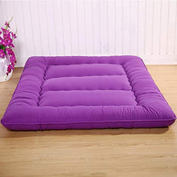 ZCYX Colchón de Piso de Estilo japonés Colchón de futón Colchón Grueso Colchoneta para Dormir Colchón Enrollable Plegable Tumbona de Piso Cama Sofás y características