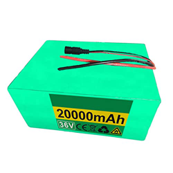 FREEDOH Batería De Bicicleta Eléctrica De 36V 20Ah Paquete Batería Impermeable Litio De 20000mAh 10S4P con Cargador Apto para Bicicletas Eléctricas De características