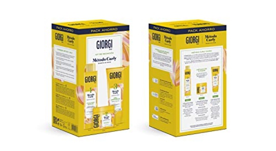 Giorgi Line - Kit de Iniciación al Método Curly en 3 Pasos, Rizos Espectaculares, 0% Alcohol, 0% Siliconas, 0% Sulfatos, Con Proteínas Vegetales y Agu