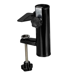 IzzDynno Soporte de Parasol Balcón de plástico portátil Soporte Paraguas Accesorios de Clip fijos Base de Paraguas Negras características