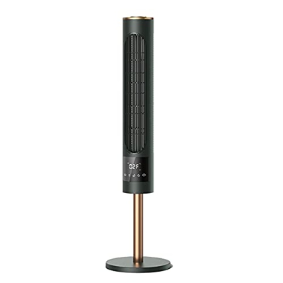 Grandeals Ventilador de Torre, Ventiladores domésticos portátiles con ionizador de Aire Fresco, Pantalla LED, Temporizador, Control Remoto y batería s