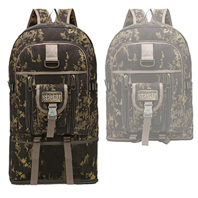 LEcylankEr Mochila Senderismo 56/75L, Para Hombres y Mujeresmochila de Viaje Mochila Para Deportes Aire Libre Mochila Trekking, Para Acampar Supervive