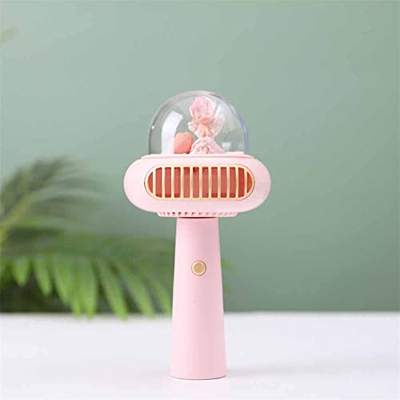 XieLind Conveniente Ventilador De Mano Ventilador Electrico USB Mini Pequeño Ventilador USB Dibujos Animados Pequeño Ventilador Lindo Chica De Ballet 