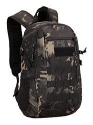 Yakmoo Mochila de Asalto Estilo Militar Táctico Molle Sistema Bolsa de Estudiante Mini Mochila Impermeable 12L al Aire Libre precio