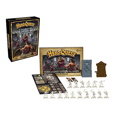 Avalon Hill HeroQuest - Pack de misiones El Retorno del Señor de los Brujos - Requiere el Sistema de Juego HeroQuest
