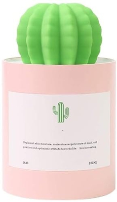 Jrechio 28 0ml USB Aroma Electronic Sesent Sesent Oil Difuser Cactus Ultrasonic Air Humidifier Mist Maker for Home Car zhangxianyu