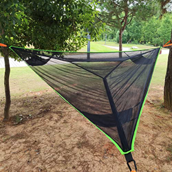 Hamaca de Camping Triangular Aérea Gigante, Hamaca Portátil para Varias Personas, Diseño de 2-3 Personas para Viajes, Patio Trasero, Jardín Al Aire Li precio