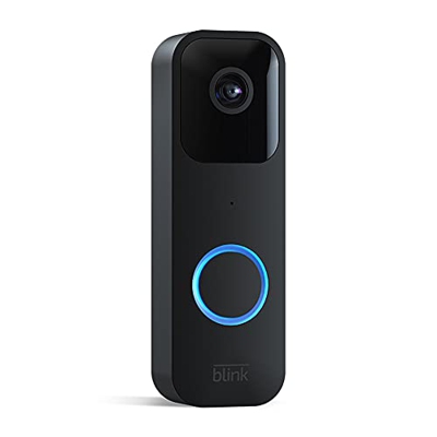 Te presentamos el Blink Video Doorbell | Audio bidireccional, vídeo HD, con notificaciones de movimiento y timbre, fácil de configurar, con Alexa inte