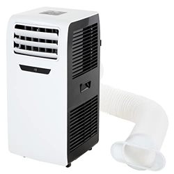 ECD Germany Acondicionador de Aire Portátil 4en1 Ventilador Silencioso 9000 BTU 2,6kW Refrigeración Pantalla Digital Control Remoto y Tubo Escape Clim precio