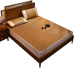 JHKG Colchoneta de Dormir Colchn para Verano,Estera de Enfriamiento de Bamb, Enfriamiento para Camas, Refrescante Plegable,para el Dormitorio de la Es precio