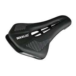 Haibinsuo Sillín de Bicicleta MTB, Asiento de Bicicleta de Carretera Acolchado, Amortiguador Extra Suave, Suministros útiles para Bicicletas Negro Gri precio