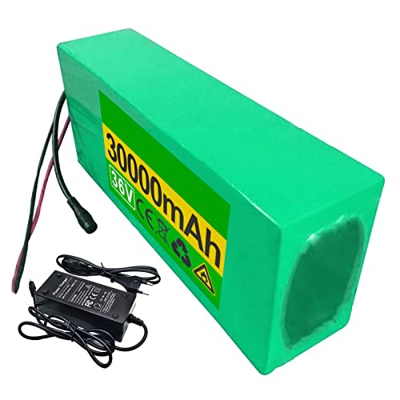 FREEDOH Batería Bicicleta Eléctrica De 36V 30Ah Batería Iones Litio Bicicletas Eléctricas con Cargador Y BMS Apta para Bicicletas Eléctricas De Calle 