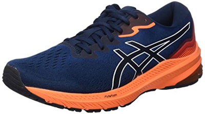 ASICS Gt-1000 11, Zapatillas Hombre, French Blue Shocking Orange, 42.5 EU