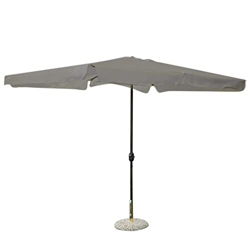 Mediawave Store - Sombrilla de poste central, accesorios de jardín, sombrilla gris, decoración de jardín, casa, terraza, bar, borde de piscina, 6 vari en oferta